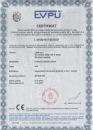 Certifikát EVPU